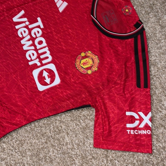 Adidas Manchester United Rashford 2023/2024 Men’s Home Soccer Jersey - Picture 3 of 6